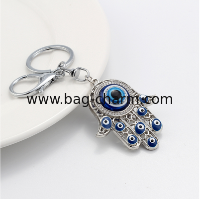 GUGEER Turkish Evil Eye Decor Ornament - Evil Eye Wall Hanging - Home Protection Charm Evil Eye Wall Decor - Turkish Nazar Amulet