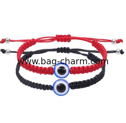 GUGEER Red Evil Eye Protection Bracelets | Lucky Charms with Adjustable Red Thread | Gift Pack for Women, Men or Children