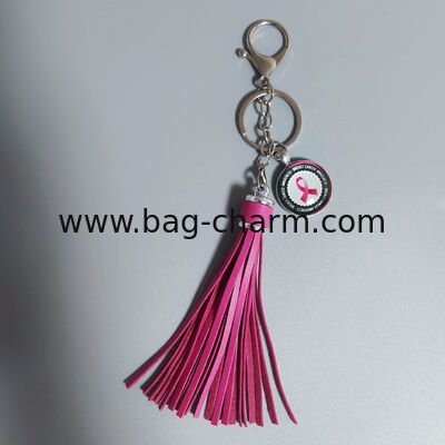 GUGEER Personalised logo Letter Keychain - Gold Resin Heart Keyring with Beige Tassel, Custom Initial Charm for Backpacks, Car Keys, Gifts for Women & Kids