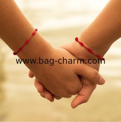 GUGEER Red Rope Bracelet with 7 Chakras, Amulet of Protection and Good Luck Adjustable Handmade for Women Men Symbol of Friendship
